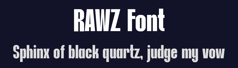 RAWZ Font by Rautan Studio — Decorative Font — thumbnail 2