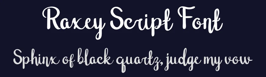Raxey Script Font by twinletter — Script Handwritten Font — thumbnail 2