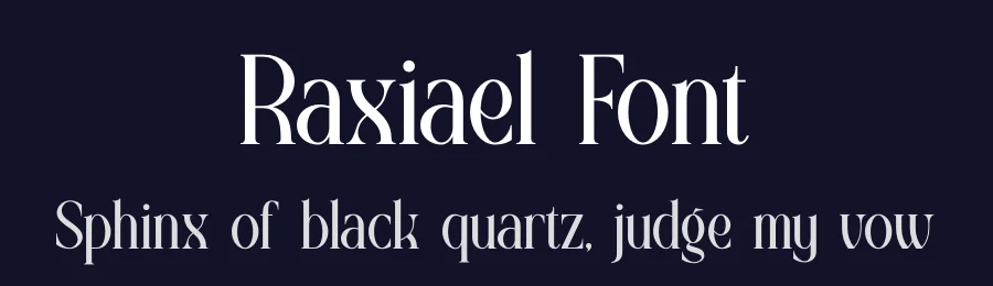 Raxiael Font by Denustudios — Decorative Font — thumbnail 2