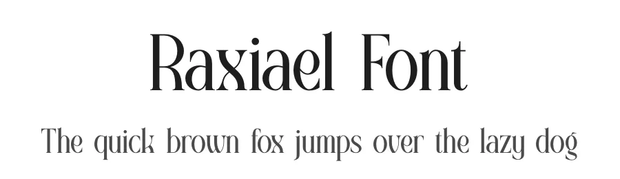 Raxiael Font by Denustudios — Decorative Font