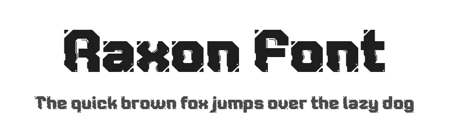 Raxon Font by productype — Display Font
