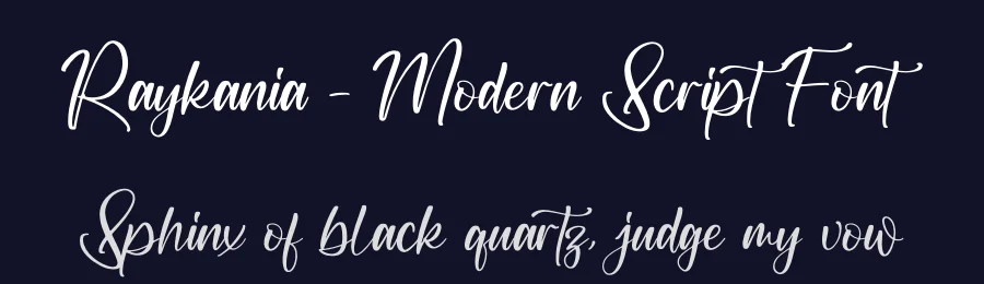 Raykania – Modern Script Font by letterfabric — Script Handwritten Font — thumbnail 2