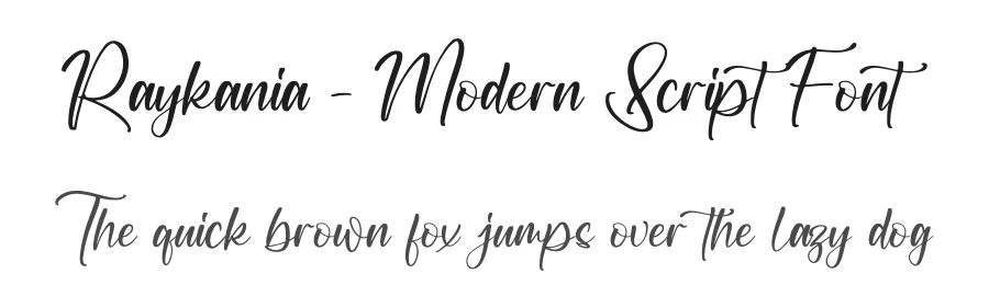 Raykania – Modern Script Font by letterfabric — Script Handwritten Font