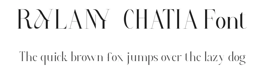 Raylany Chatia Font by nihstudio — Display Font
