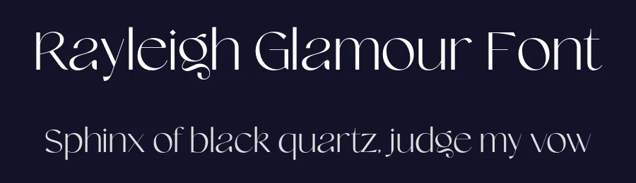 Rayleigh Glamour Font by Sansakerta — Sans Serif Font — thumbnail 2