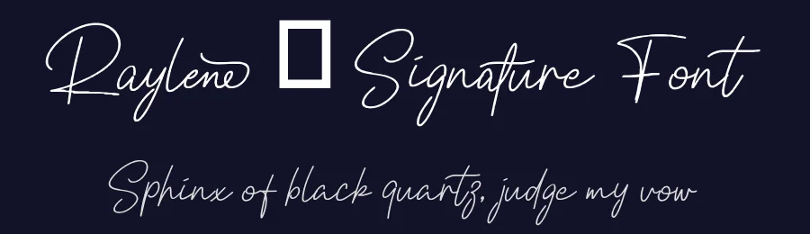 Raylene – Signature Font by hyperactype — Serif Font — thumbnail 2