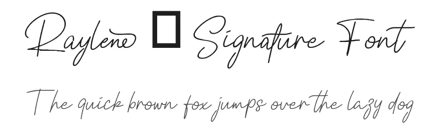 Raylene – Signature Font by hyperactype — Serif Font