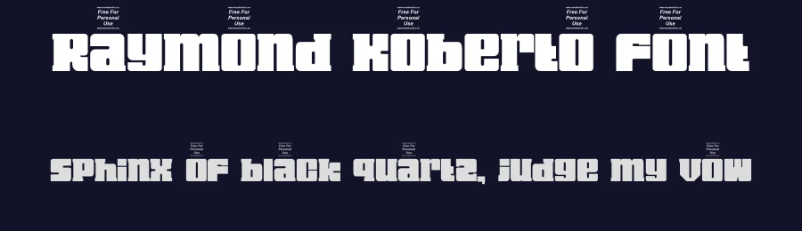Raymond Koberto Font by ErmediaStudio — Display Font — thumbnail 2