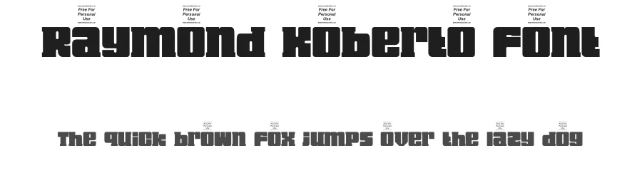 Raymond Koberto Font by ErmediaStudio — Display Font