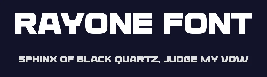 Rayone Font by Funtype — Display Font — thumbnail 2