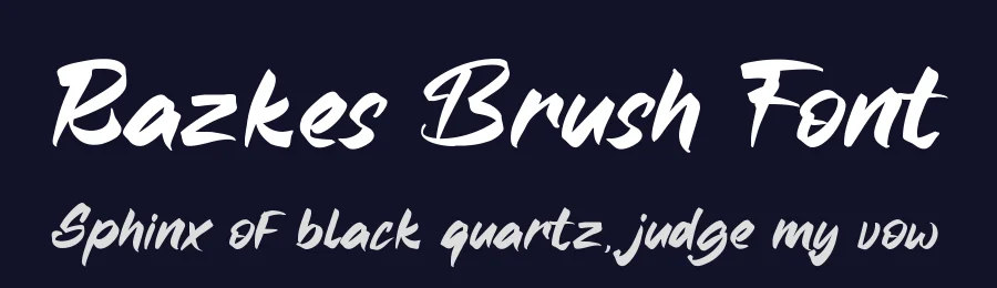 Razkes Brush Font by rvandtype — Script Handwritten Font — thumbnail 2