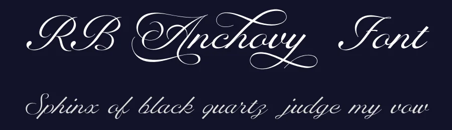 RB Anchovy Font by ReyreyBlue — Script Handwritten Font — thumbnail 2