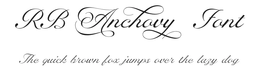 RB Anchovy Font by ReyreyBlue — Script Handwritten Font