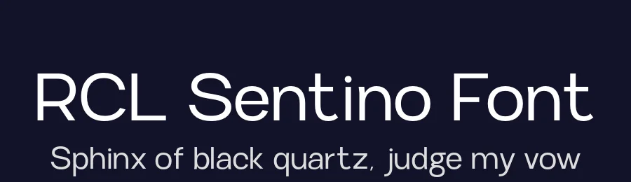 RCL Sentino Font by roomspace.cl — Sans Serif Font — thumbnail 2