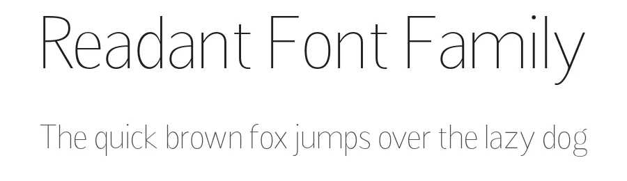 Readant Font Family by Rastype Studio — Display Font