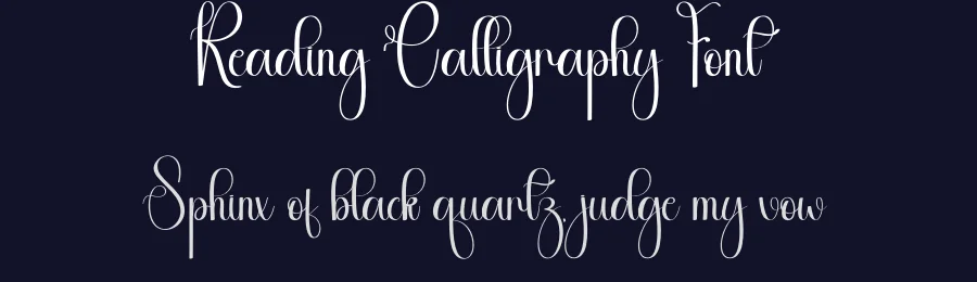 Reading Calligraphy Font by andikastudio — Script Handwritten Font — thumbnail 2