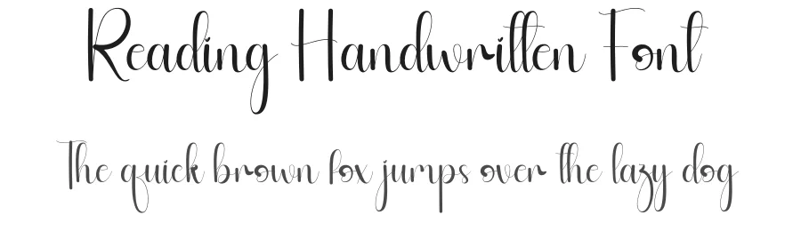 Reading Handwritten Font by andikastudio — Script Handwritten Font