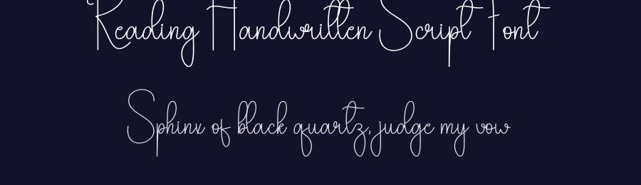 Reading Handwritten Script Font by andikastudio — Script Handwritten Font — thumbnail 2
