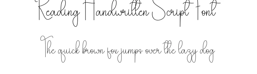 Reading Handwritten Script Font by andikastudio — Script Handwritten Font