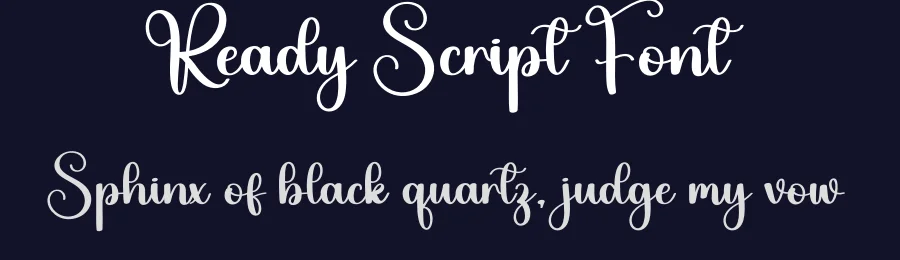 Ready Script Font by creativeletter — Script Handwritten Font — thumbnail 2