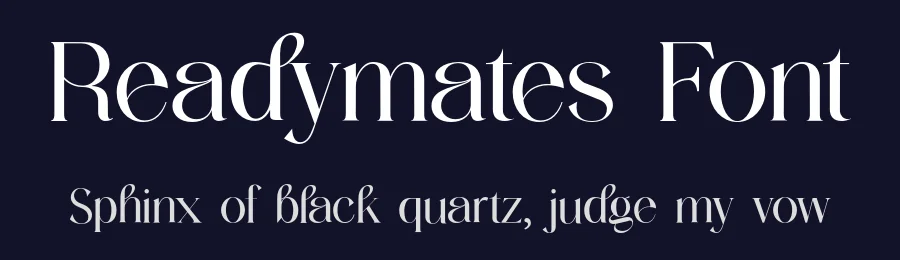Readymates Font by UICreative — Serif Font — thumbnail 2