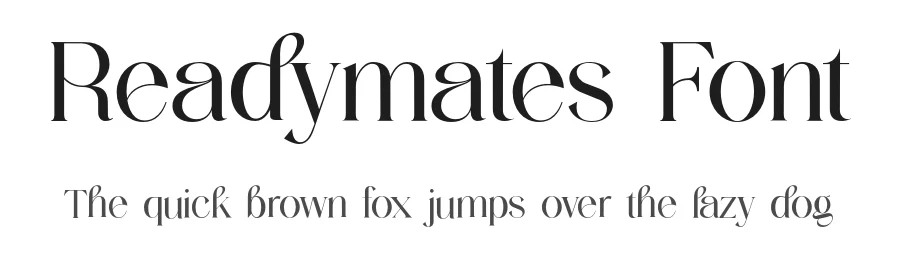 Readymates Font by UICreative — Serif Font
