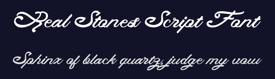 Real Stones Script Font by Feydesign — Script Handwritten Font — thumbnail 2