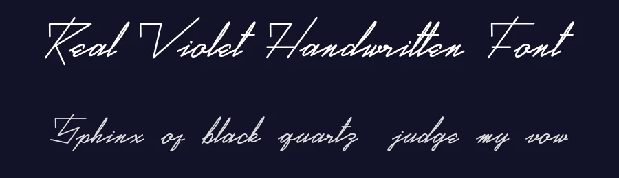 Real Violet Handwritten Font by Gartype Studio — Script Handwritten Font — thumbnail 2