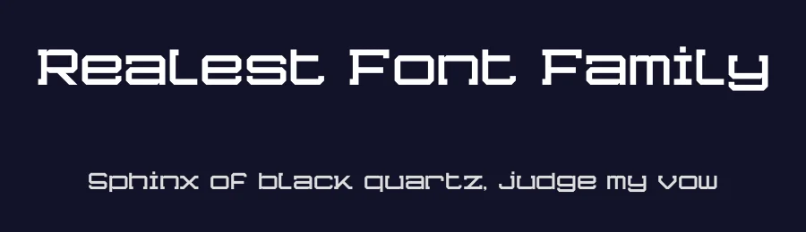 Realest Font Family by Font Row — Sans Serif Font — thumbnail 2