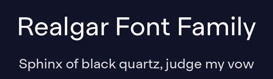 Realgar Font Family by Emtype Foundry — Sans Serif Font — thumbnail 2