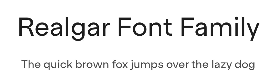 Realgar Font Family by Emtype Foundry — Sans Serif Font