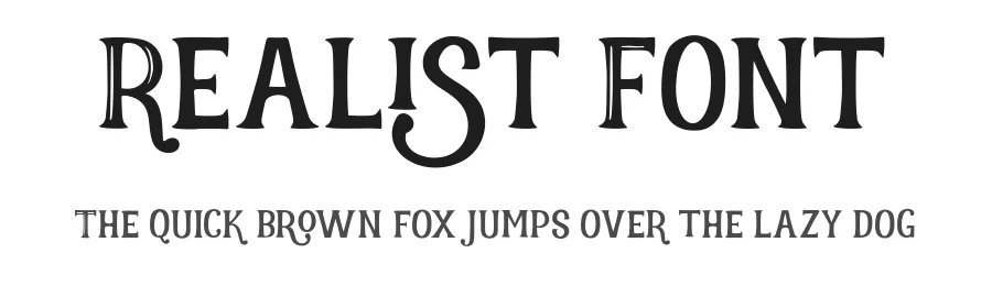 Realist Font by Hamilton β Blackletter Font