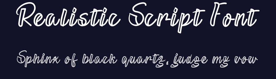 Realistic Script Font by andikastudio — Script Handwritten Font — thumbnail 2
