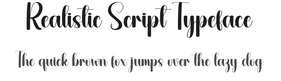 Realistic Script Typeface by andikastudio — Script Handwritten Font