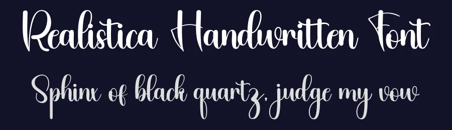 Realistica Handwritten Font by inermediaSTUDIO — Script Handwritten Font — thumbnail 2