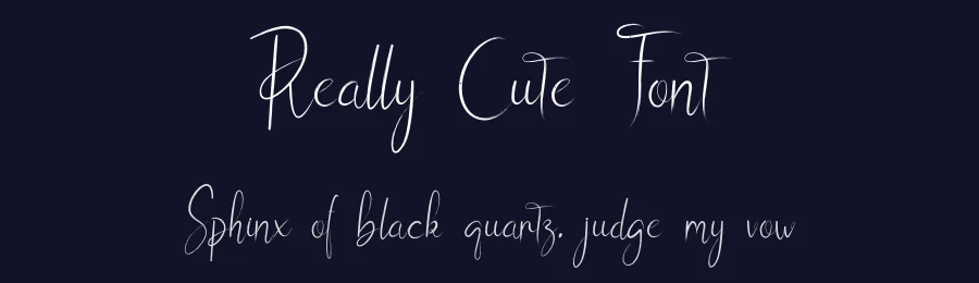 Really Cute Font by fahmistudio99 — Script Handwritten Font — thumbnail 2