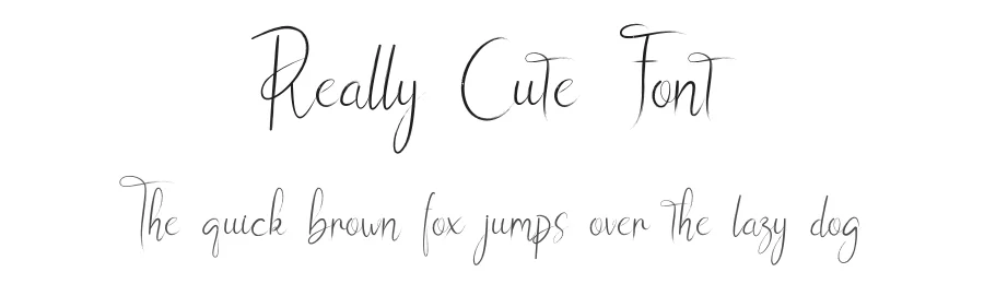 Really Cute Font by fahmistudio99 — Script Handwritten Font