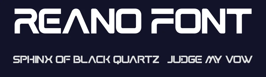 Reano Font by Flawless And Co — Sans Serif Font — thumbnail 2