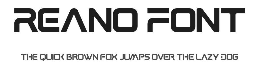 Reano Font by Flawless And Co — Sans Serif Font