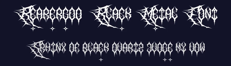 Reapergod | Black Metal Font by Denustudios — Display Font — thumbnail 2