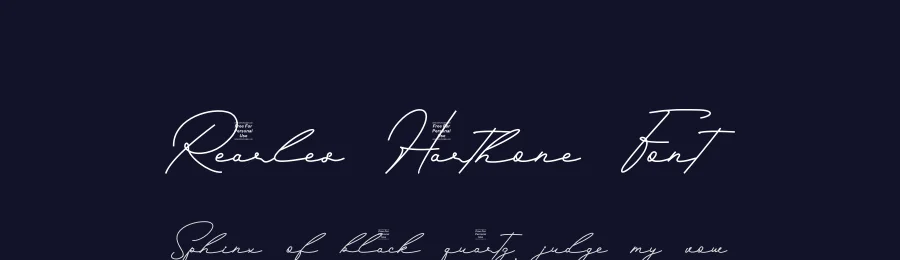 Rearles Harthone Font by SlideShoot — Script Handwritten Font — thumbnail 2