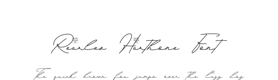 Rearles Harthone Font by SlideShoot — Script Handwritten Font