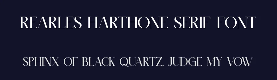 Rearles Harthone Serif Font by SlideShoot — Serif Font — thumbnail 2