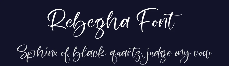 Rebegha Font by letterfabric — Script Handwritten Font — thumbnail 2