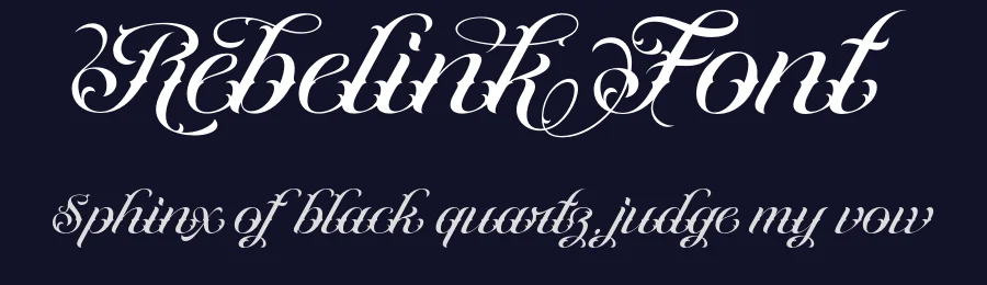 Rebelink Font by burntilldead — Script Handwritten Font — thumbnail 2
