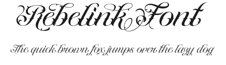 Rebelink Font by burntilldead — Script Handwritten Font