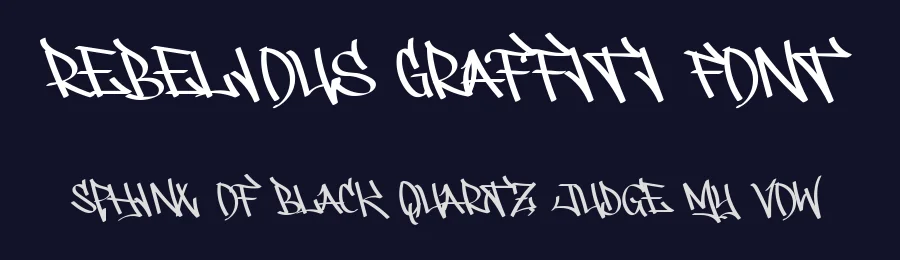 Rebelious Graffiti Font by TokoPress — Decorative Font — thumbnail 2