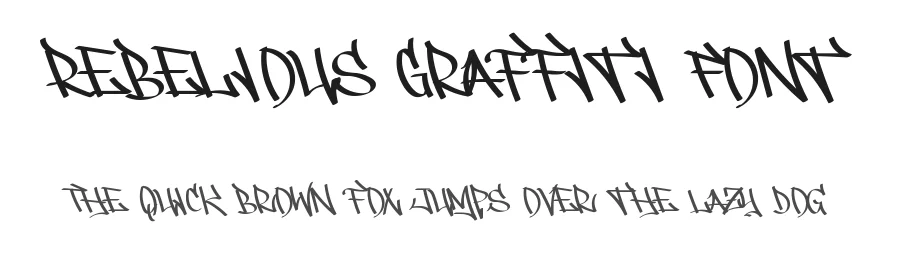 Rebelious Graffiti Font by TokoPress โ Decorative Font
