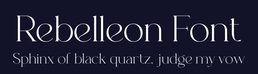Rebelleon Font by Krismagraph — Serif Font — thumbnail 2