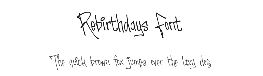 Rebirthdays Font by Allouse.Studio — Script Handwritten Font